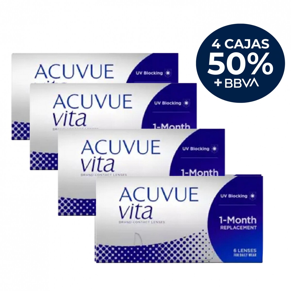 Acuvue Vita Promo 2 +2 cajas de regalo + liquido Arlyt de regalo! - Esférico 