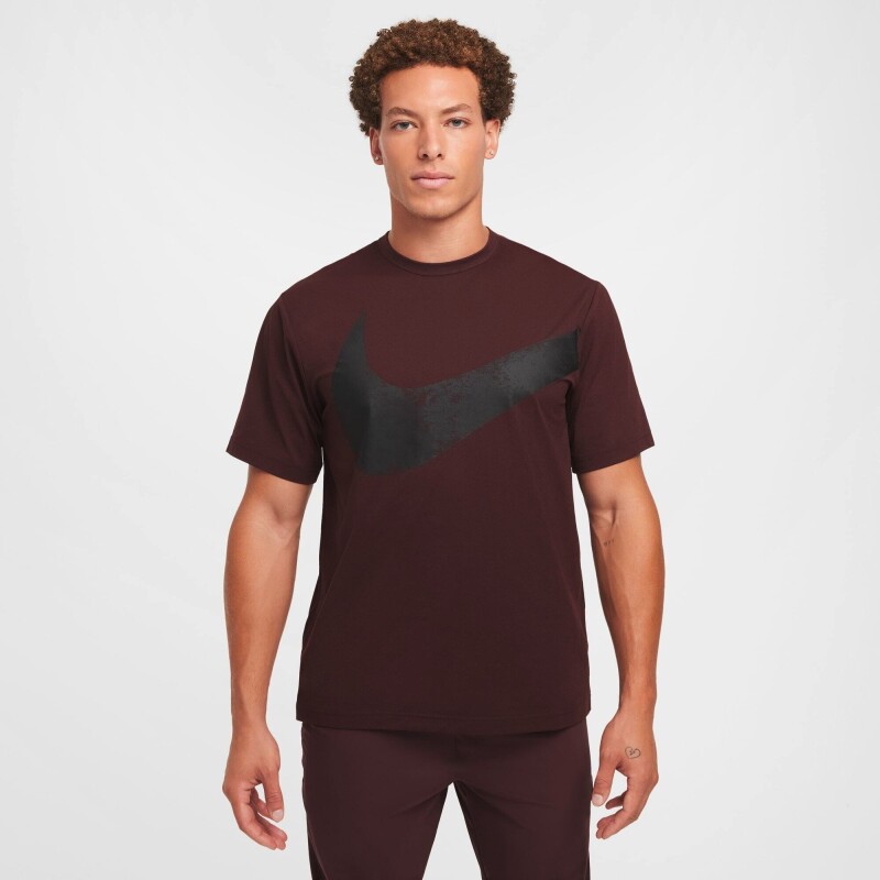 Remera Nike Dri-Fit Hyverse Swoosh Top de Hombre Rojo