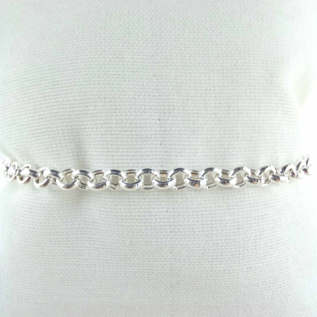 Pulsera de Plata 925 con cierre marinero Modelo Rolo
