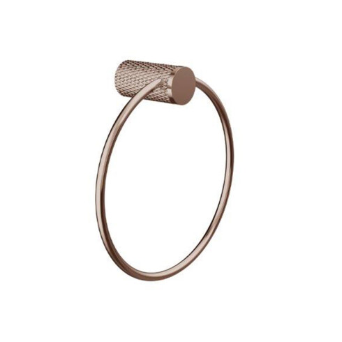 TOALLERO ARO METAL SIGNATURE BRONCE ROSE GOLD SATINADO BRONCE-ROSE GOLD