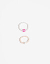 Pulseras Elásticas Sets Color Set De Pulseras Para Niñas - Dorado
