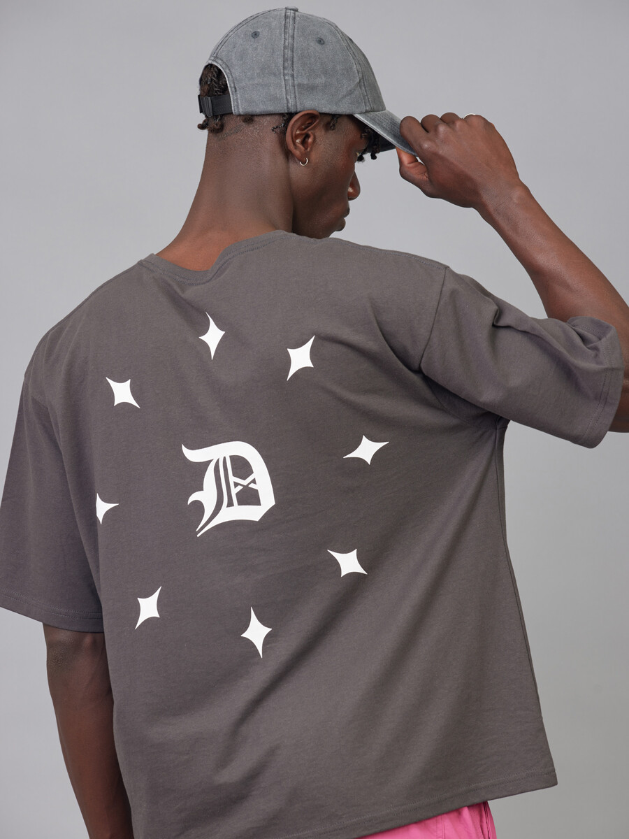 T-SHIRT GUIMO DIXIE Gris Oscuro