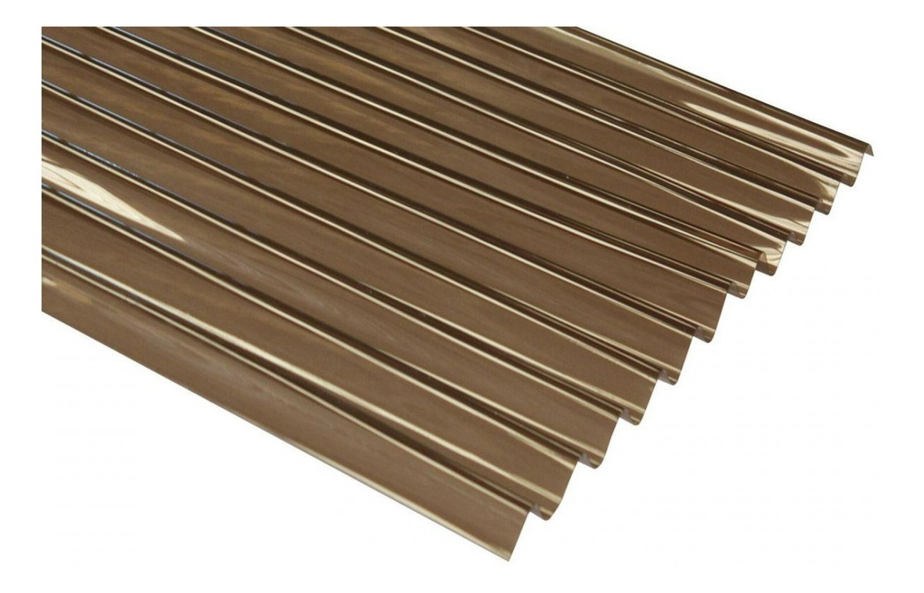 Chapa de Policarbonato Ondulado Bronce - 4.5mts 