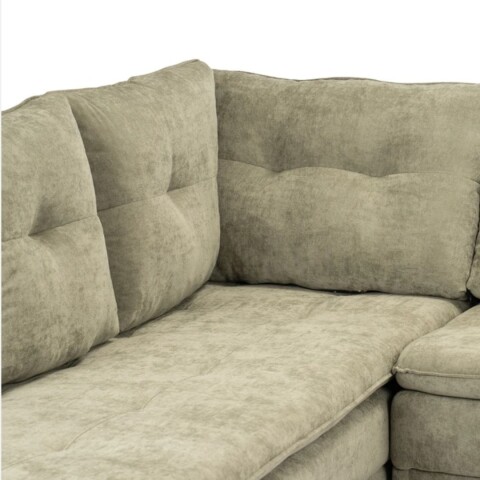 SOFA COIMBRA 3 CUERPOS C/CHAISE DERECHO VERDE 12075 ROBLES Sofa Coimbra 3 Cuerpos C/chaise Derecho Verde 12075 Robles