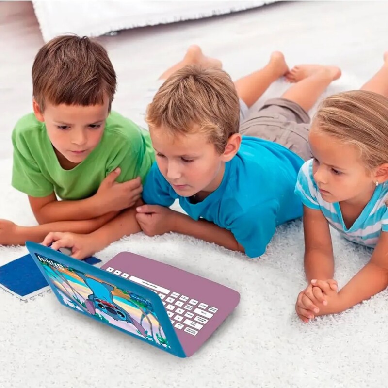 Laptop Lexibook educativa bilingüe diseño Stitch Laptop Lexibook educativa bilingüe diseño Stitch