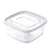 Vianda Pote 2,85 lts Plástico Click BLANCO