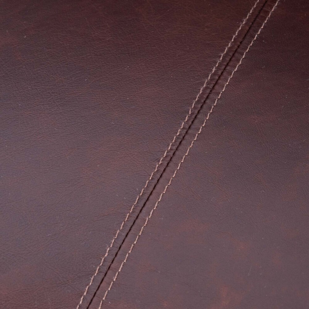 SOFÁ 3 CUERPOS CUERO-100-NATURAL MARRON NEW FOCUS COGNAC