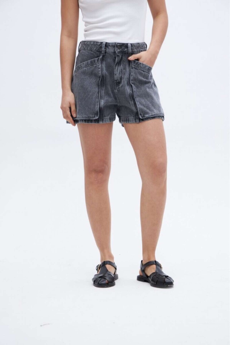 Short jean Anastasia - Gris 26 