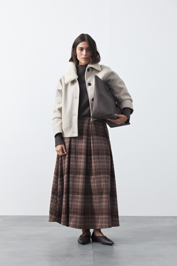 FALDA CHARLINE Marron