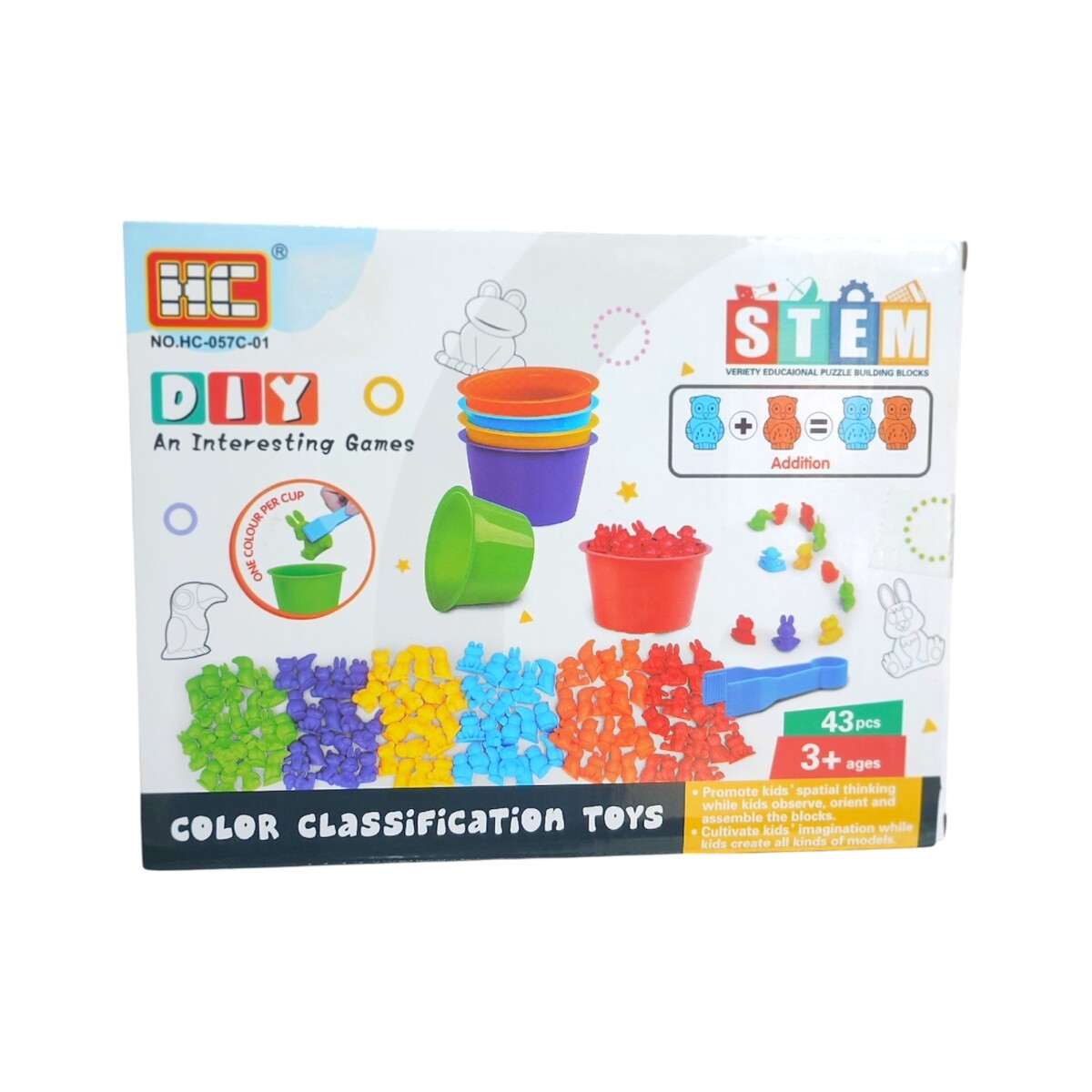 Juego Didactico Clasifica por Color 