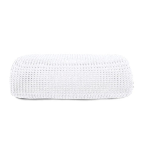 Juego Colcha y Funda Piquet Dohler 1 Plaza 100% Algodón BLANCO