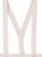 Pantalon Corto Con Tirantes Piedra
