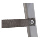 Escalera De Aluminio Tijera 6 Escalones Plegable Gris