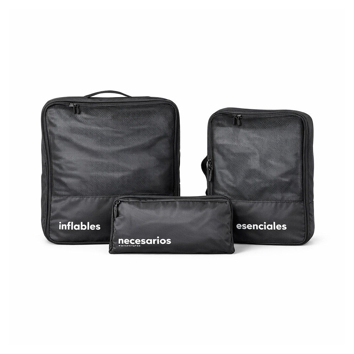 Pack de 3 organizadores de viaje línea 