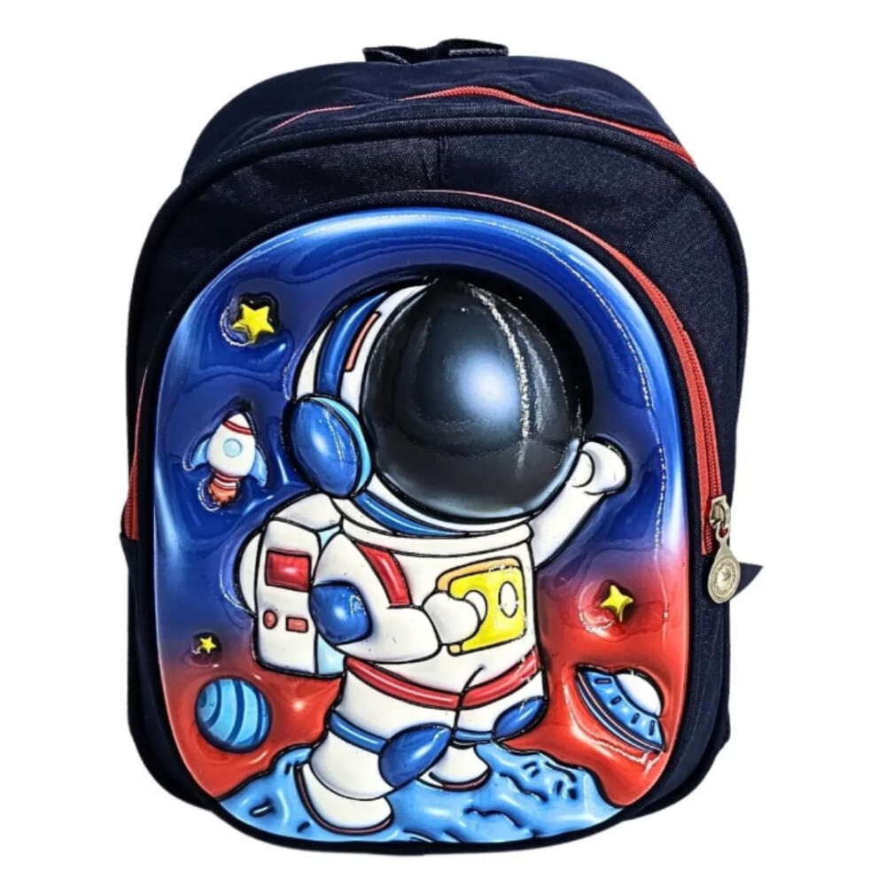 Mochila Estampada Con Relieve Pre-escolar Astronauta