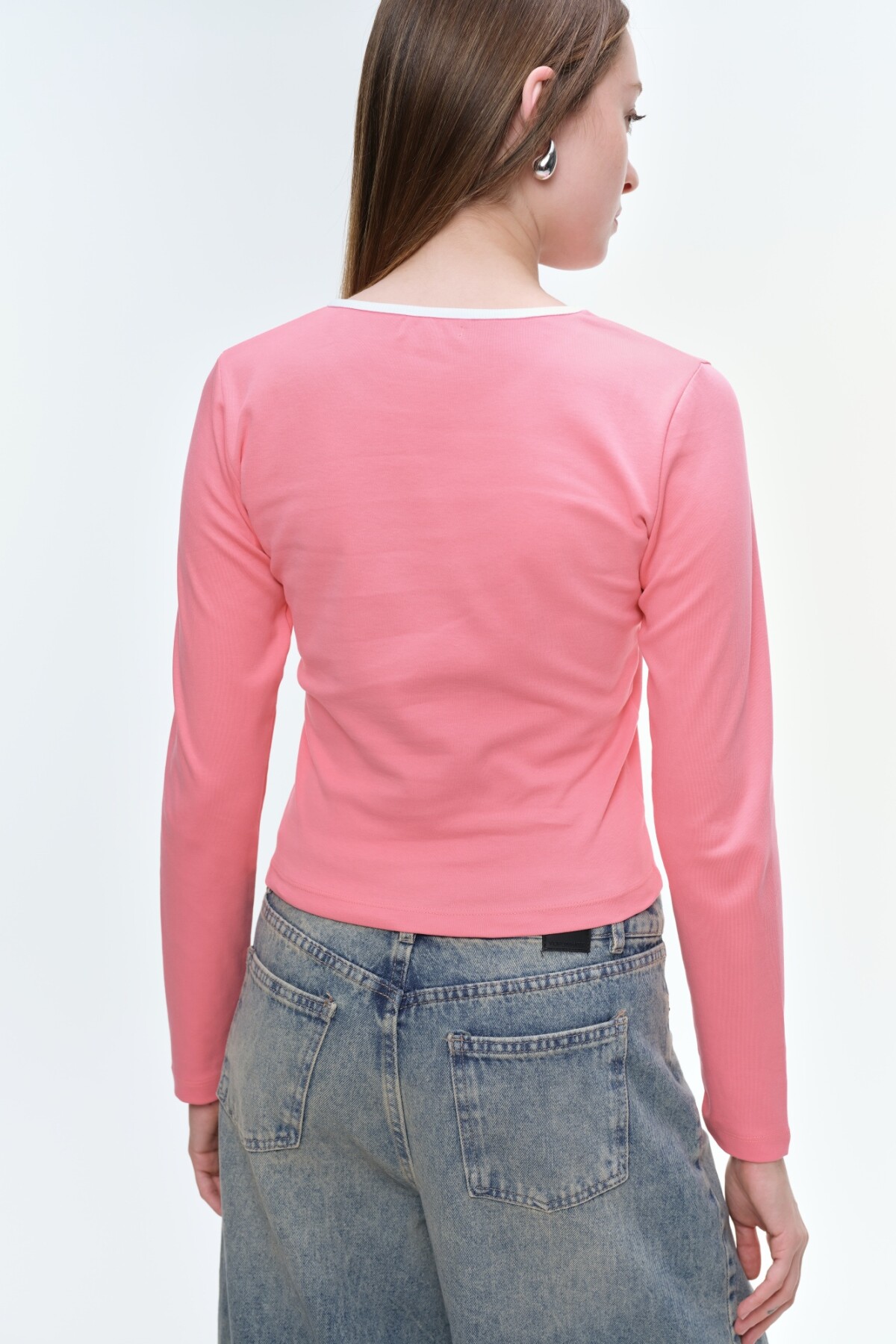 Remera Estrella Rosado