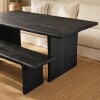 Mesa de comedor Toledo BLACK 200 x 100cm Mesa de comedor Toledo BLACK 200 x 100cm