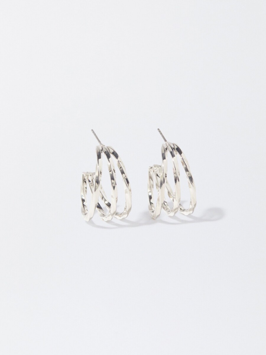 Pendientes De Aro Dorados plateado