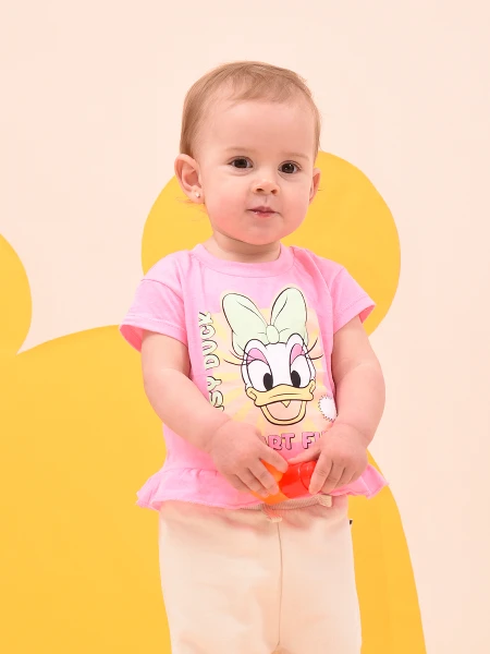REMERA DAISY START FUN ROSA CHICLE