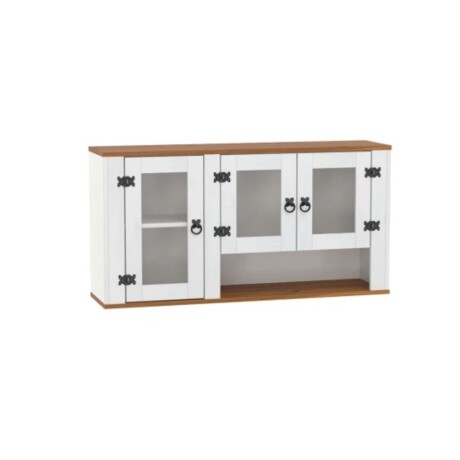 Mueble De Cocina Madera - Aéreo Alacena - Bajo Mesada Blanco