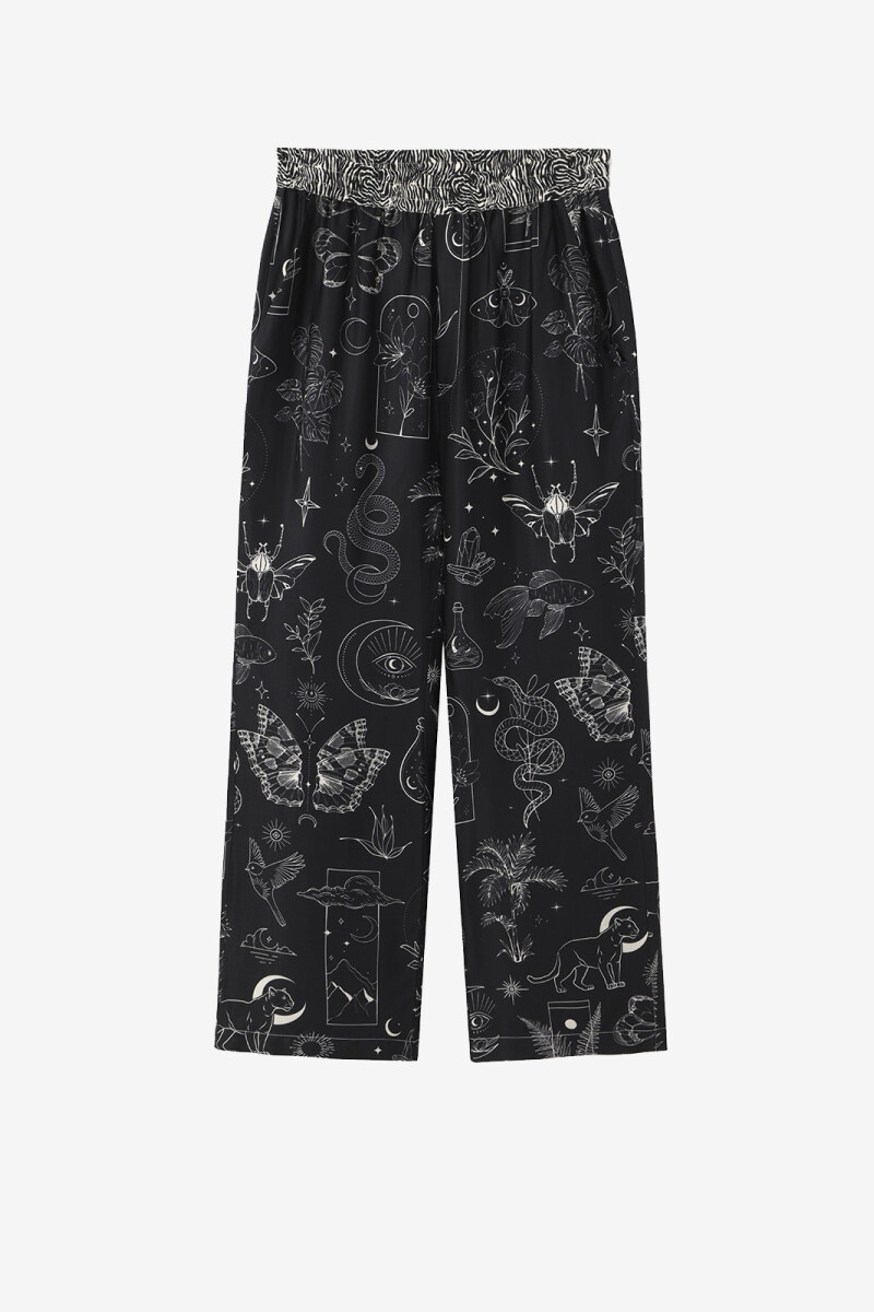 PANTALÓN RECTO Negro