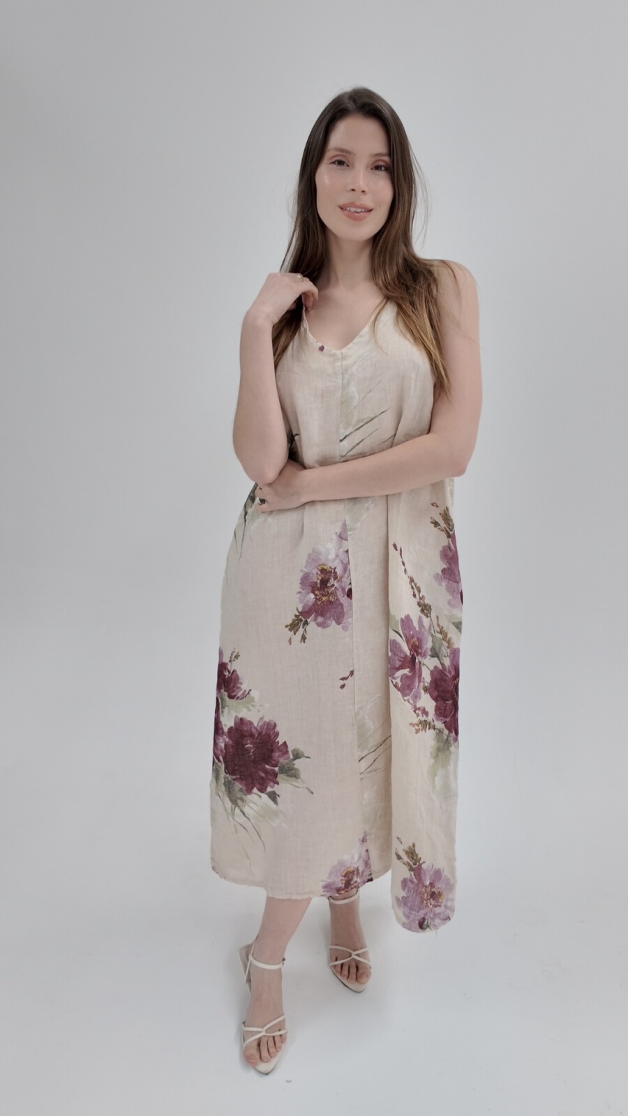 Vestido Magnolia Beige