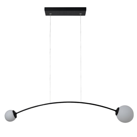 COLGANTE LAVANDA 2XG9 CURVO NEGRO 90CM COLGANTE LAVANDA 2XG9 CURVO NEGRO 90CM