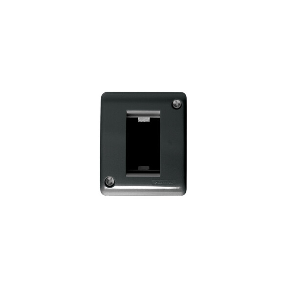 Caja exterior para 1 módulo negro - Ave C55599N