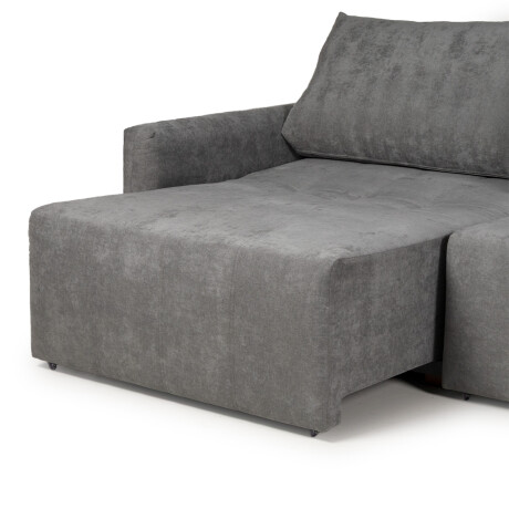 Sofá Cama Noronha - Tela Microfibra TC1011 (Grafito)