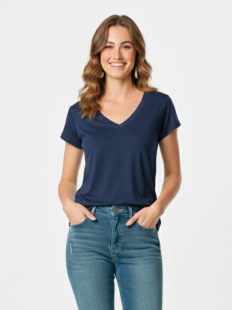 T-SHIRT LIBERI OUTLET - Azul 