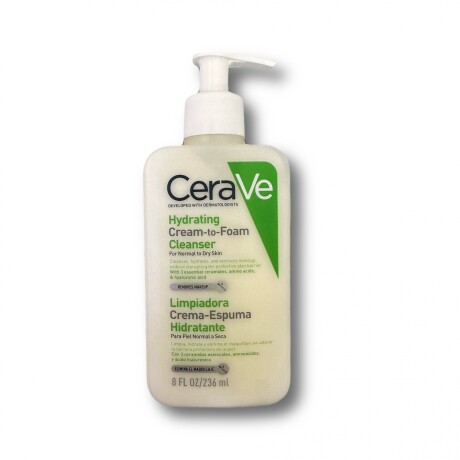 CeraVe Limpiador hidratante de crema a espuma 236ml CeraVe Limpiador hidratante de crema a espuma 236ml