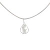 Dije Colgante Virgen Niña-Plata 925-Sin Piedra-CP3003 sinpiedra