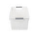 Cesto calado M 31 x 21,5 x 17,5 cm BLANCO