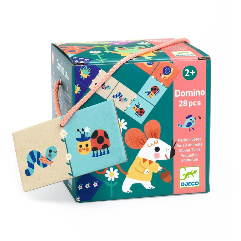 Domino Pequeños Animales 28pcs Djeco Domino Pequeños Animales 28pcs Djeco
