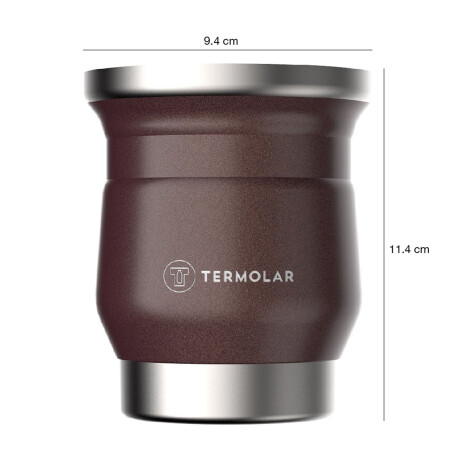 Set Matero Termolar Termo R-Evolution 1Lt + Mate Tupi 250Ml Plateado