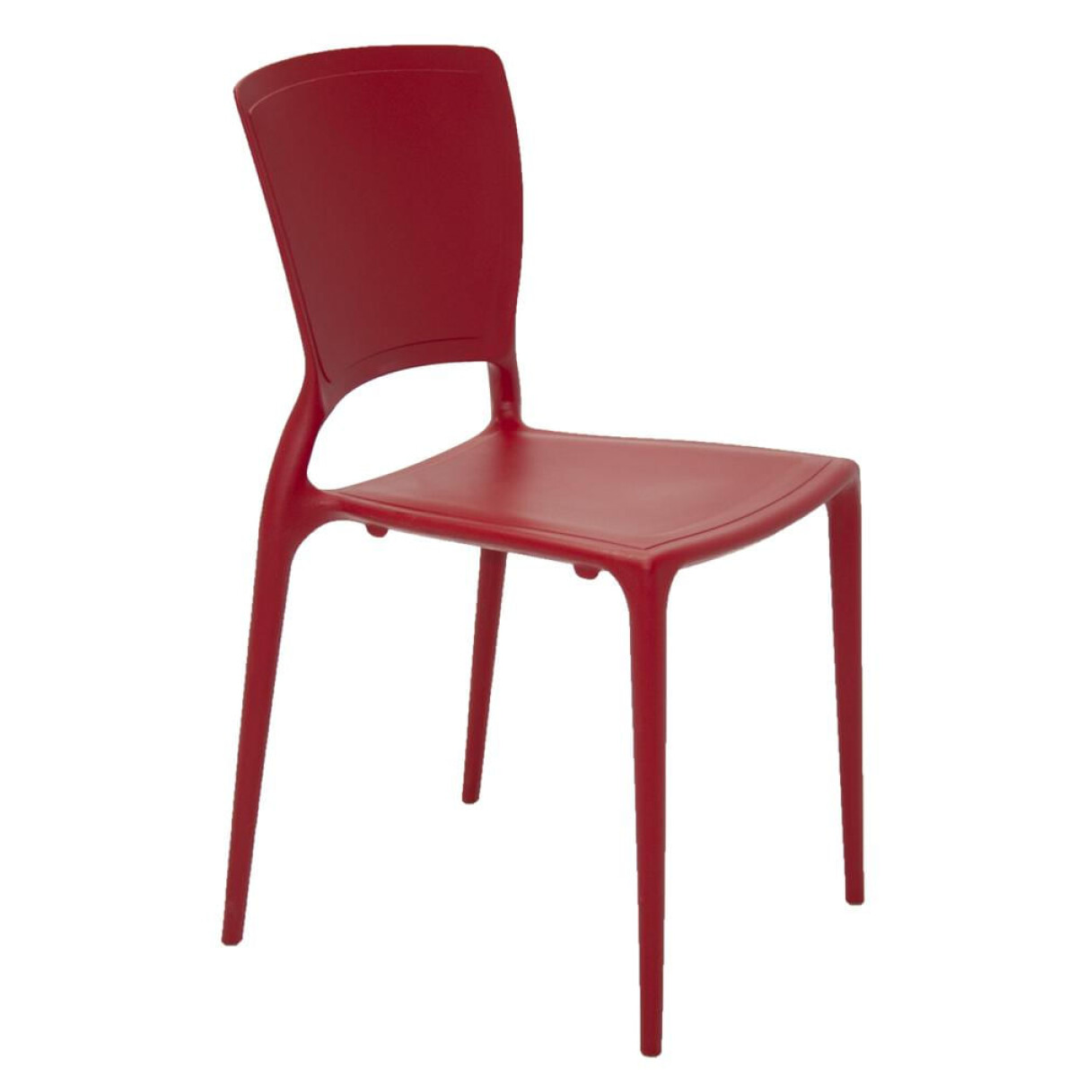 Silla Sofia Respaldo Cerrado - Color Rojo - 92236/040 