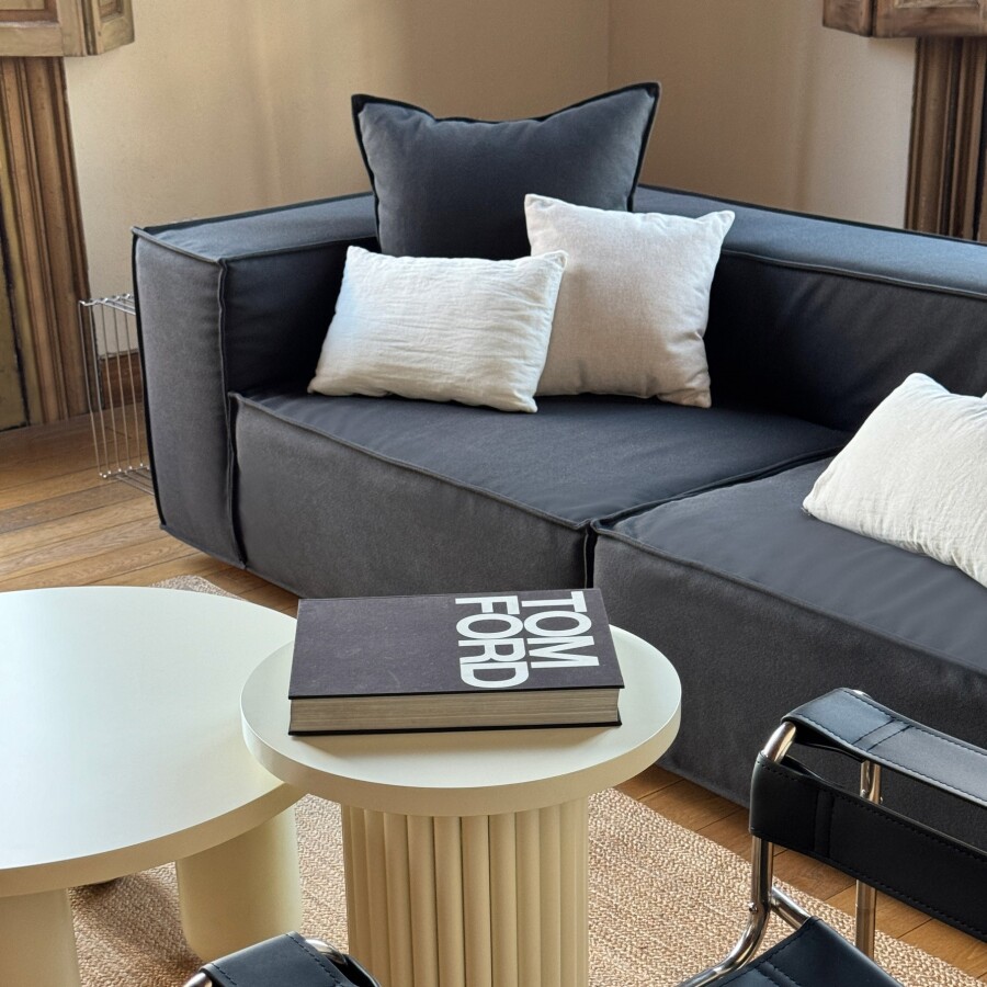 Sillón Luciana 4 cuerpos XL Negro
