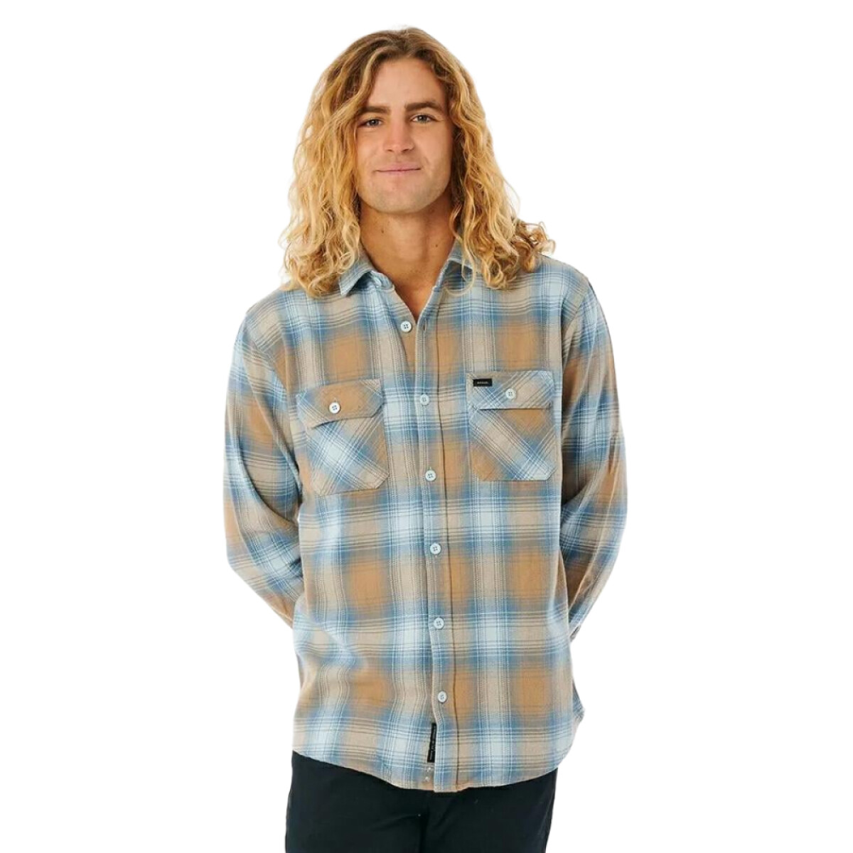 Camisa ML Rip Curl Count Flannel - Beige 