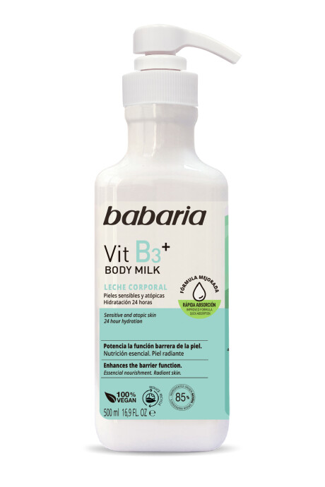 Crema Corporal Babaria x 500 ml Vitamina B3+
