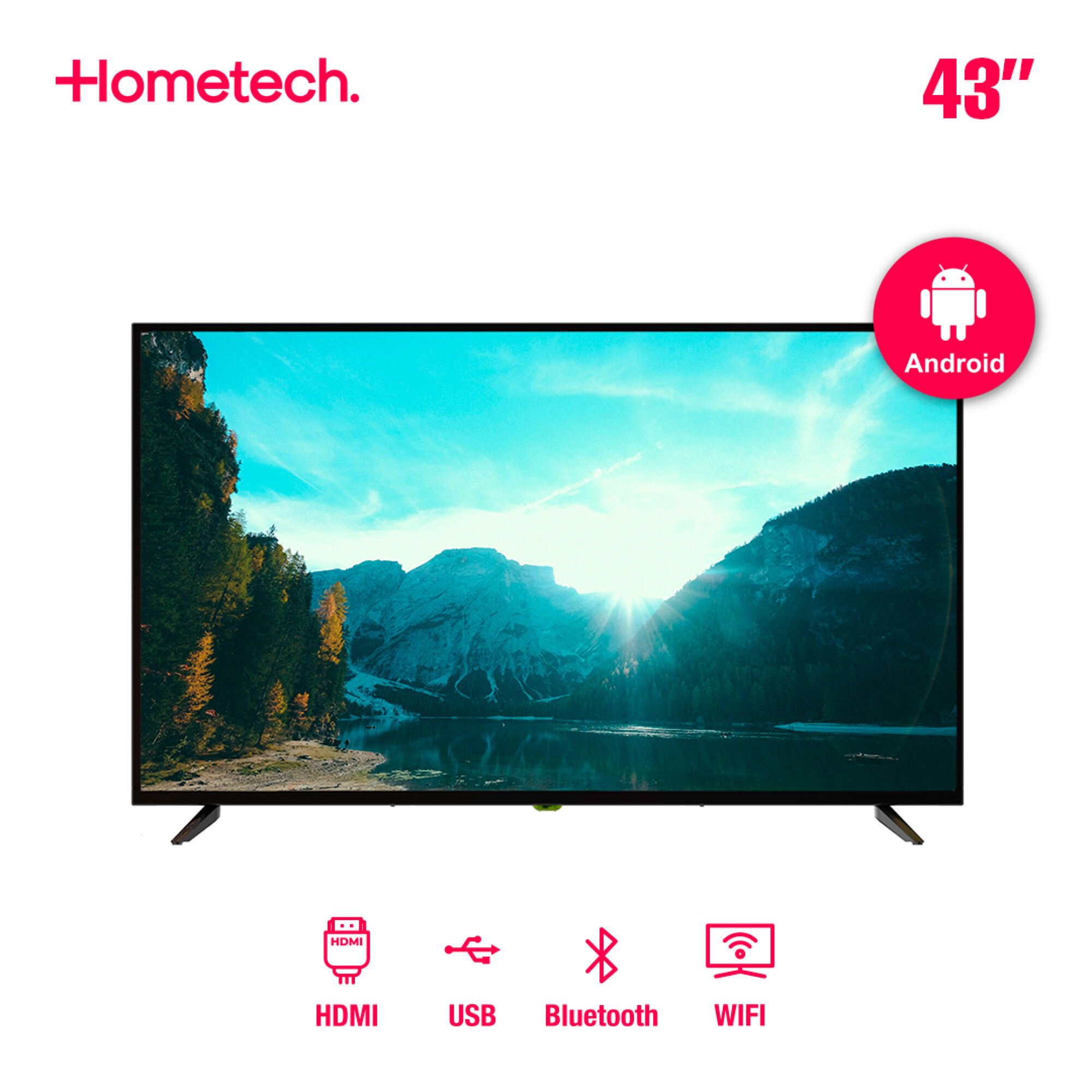 Smart TV Hometech 43 FHD — MultiAhorro Hogar