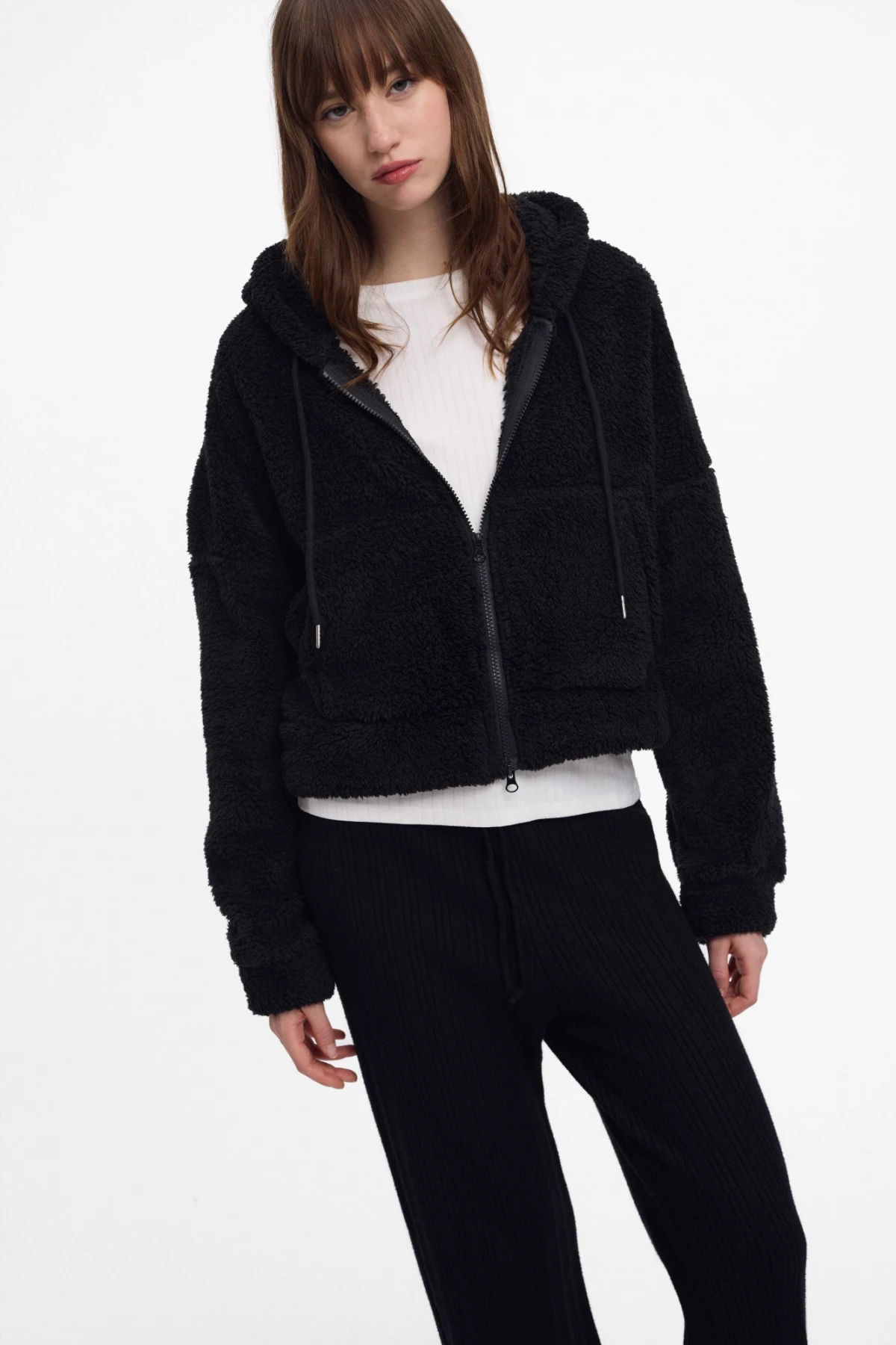 Campera Teddy Negro