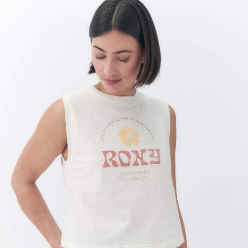 Musculosa Algodon Roxy Crudo