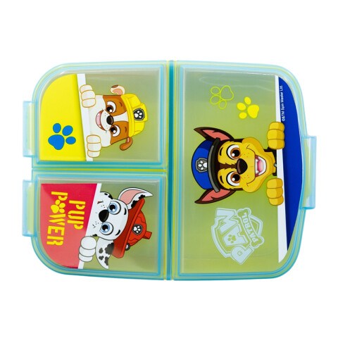 Vianda Infantil Paw Patrol Con 3 Reparticiones AZUL