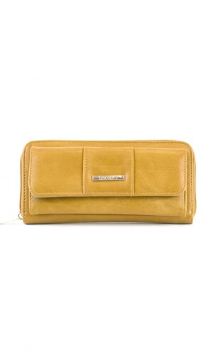BILLETERA GLADIOLO MOSTAZA