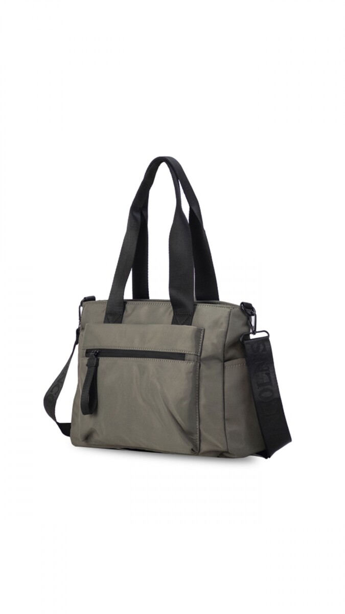 BANDOLERA MORRAL DELFOS - VERDE MILITAR 