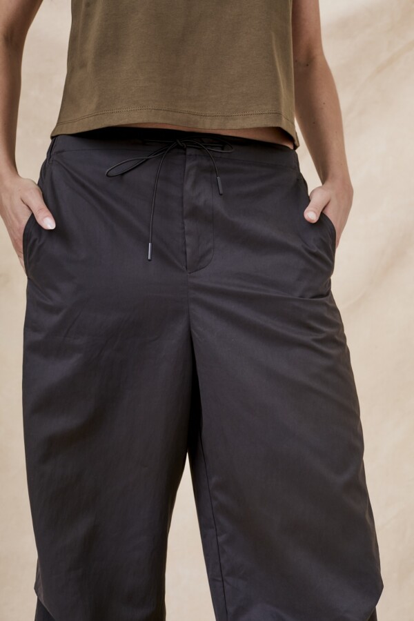 Pantalón Parachute Negro