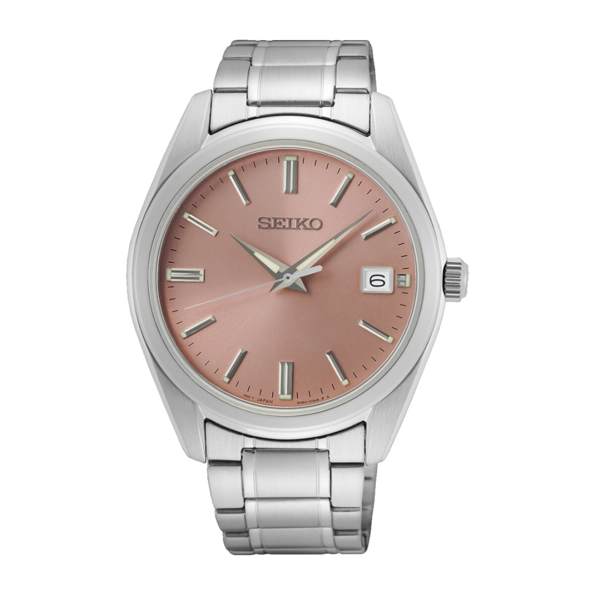 Reloj Seiko SUR523P1 para hombre con correa de acero - Beige 