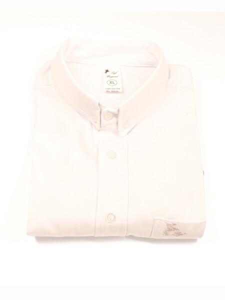 Camisa Caballero Oxford Blanca