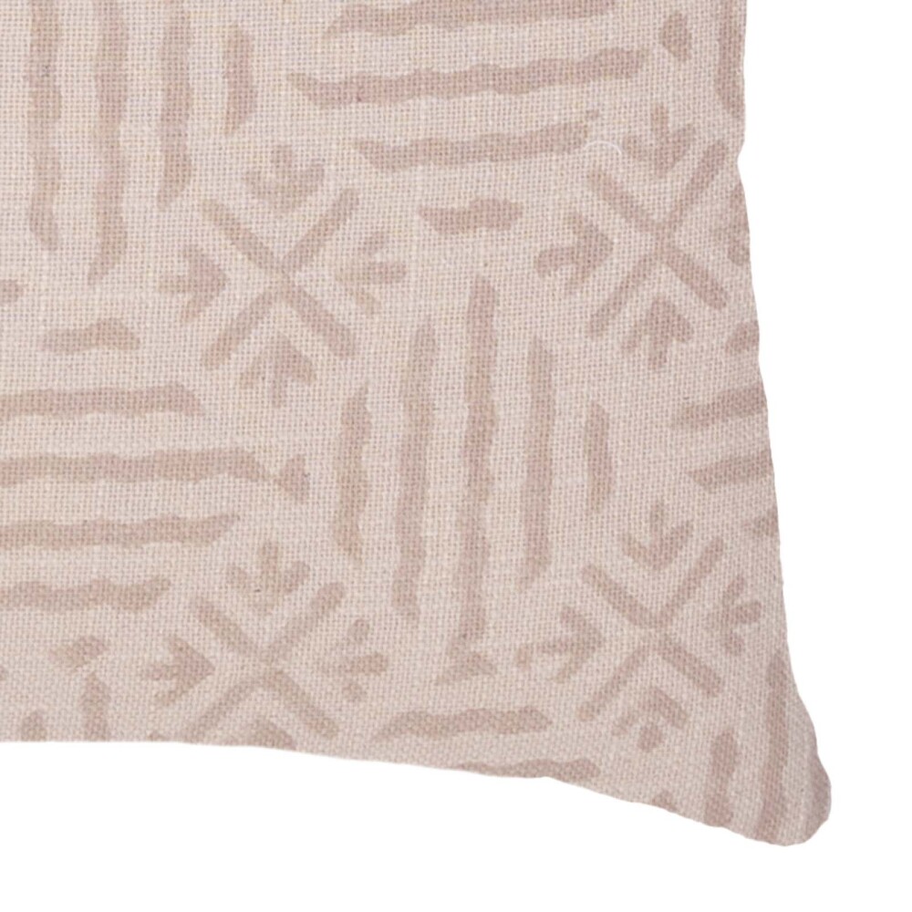 ALMOHADÓN ATIENZA 45*45 ALGODON BEIGE/TAUPE