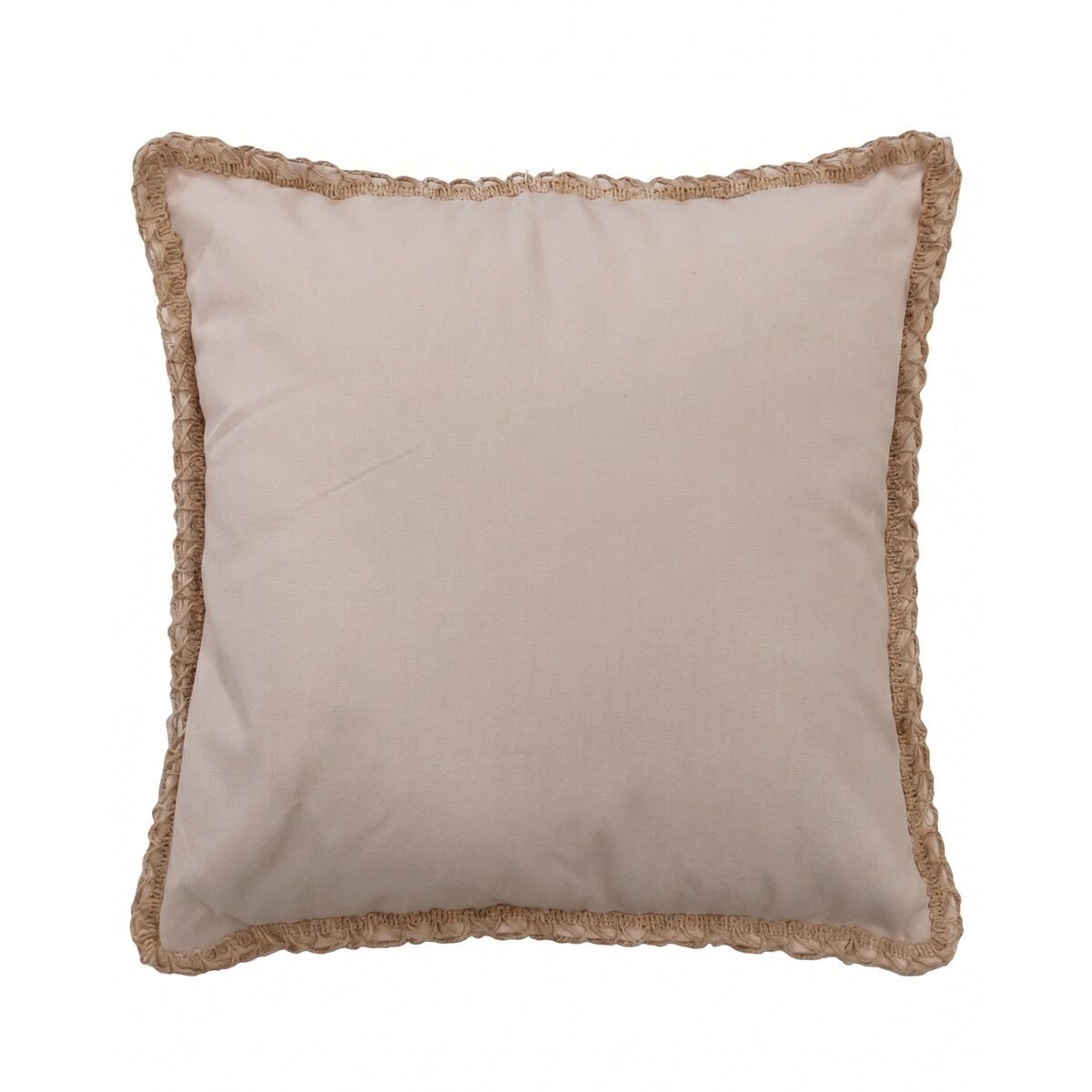 COJIN CUAD BEIGE 42X42CM 